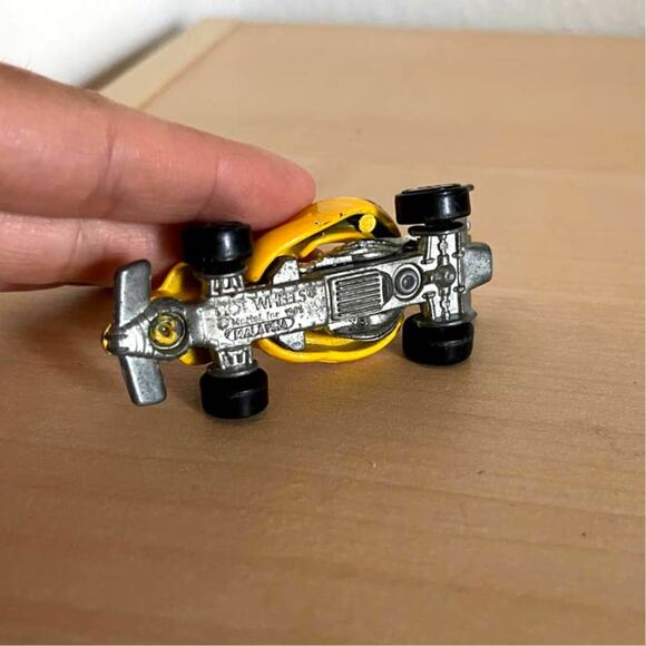 Hot Wheels Turboa Cobra Snake 1985 Yellow Vintage Car Mattel 1:64 Diecast Used - Picture 11 of 11